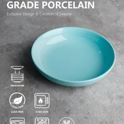 Flash Sale 💯 Sweese Turquoise Porcelain Pasta Bowls ✔️ -Outlet Serve Gleam Store 0cefbd478e5bc6b142b7f57e7a13d41b 479ee3c8 7dca 4254 80e1 1bd73eeec1b5