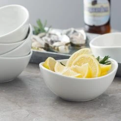 Wholesale 🔔 Sweese White Curve Porcelain Bowls ⌛ -Outlet Serve Gleam Store 10oz 3