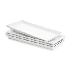 Budget ๐ฅฐ Sweese 13.8 Inch Rectangular Porcelain Serving Trays ๐