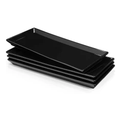 Budget 🥰 Sweese 13.8 Inch Rectangular Porcelain Serving Trays 🎁 -Outlet Serve Gleam Store 13.8inchesRectangularPlatters 1