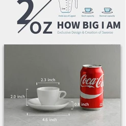 Best Pirce π Sweese Porcelain Espresso Cups with Saucers β¨ 5 Best Pirce π Sweese Porcelain Espresso Cups with Saucers β¨ -Outlet Serve Gleam Store 20200415165542