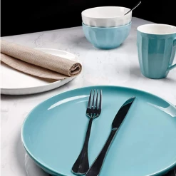 Best Pirce ❤️ Sweese Blue Assorted Round Porcelain Plates 😀 -Outlet Serve Gleam Store 20200529161459 3224dd11 8221 4af2 9905 c91097c63284