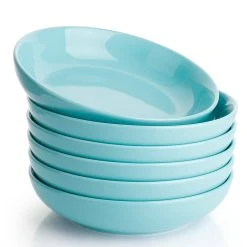Flash Sale 💯 Sweese Turquoise Porcelain Pasta Bowls ✔️ -Outlet Serve Gleam Store 22oz 6 aeec54ac 37f1 4274 8aff 920c2d53cd29