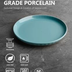 Cheap 👍 Sweese Hot Assorted Fluted Round Porcelain Plates 🤩 -Outlet Serve Gleam Store 43894e0c3e2081f9c7147c7afce24147