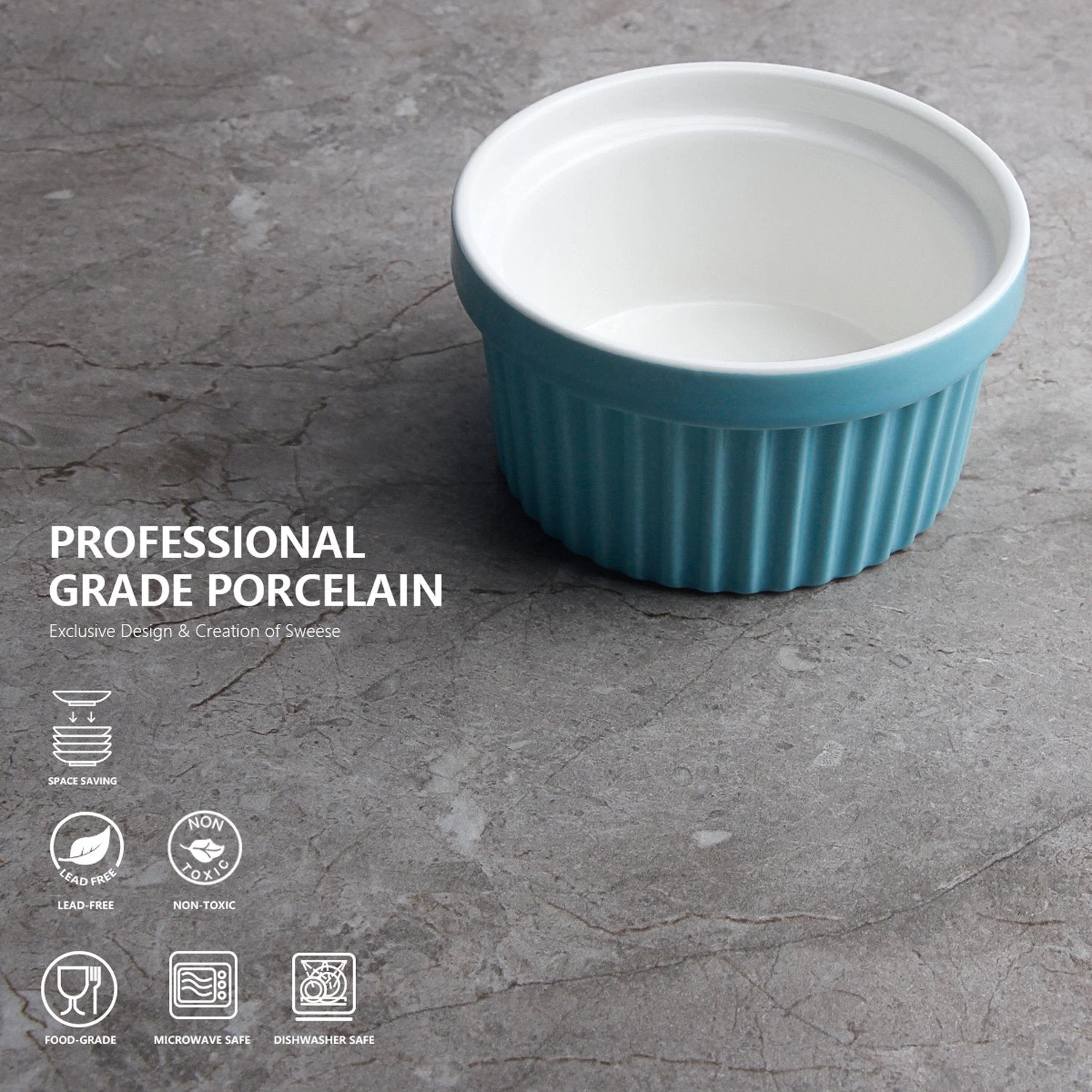 Best deal ⨠Sweese New blue Cupcake Ramekins š„ 2 Best deal ⨠Sweese New blue Cupcake Ramekins š„ - Image 2