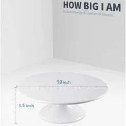 Discount 👍 Sweese 10-Inch Porcelain Cake Stand 😀 -Outlet Serve Gleam Store 51EjisjTbPL. AC SL1500 4353320e f2ee 4ab9 adce a53090072fcc