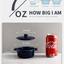 Best deal 🧨 Sweese Round Mini Casserole Dish with Lid ⌛ -Outlet Serve Gleam Store 61QPthXqaiL. AC SL1500 101c2d5d 8b9a 4bfd a9db 689625cb658d