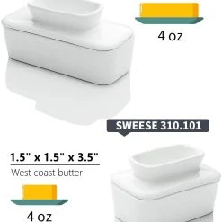 Coupon โ Sweese White French Butter Keeper Crock ๐งจ 12 Coupon โ Sweese White French Butter Keeper Crock ๐งจ -Outlet Serve Gleam Store 61ispu6vcKL. AC SL1500