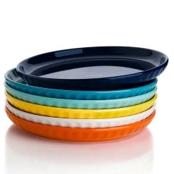 Cheap 👍 Sweese Hot Assorted Fluted Round Porcelain Plates 🤩 -Outlet Serve Gleam Store 6 3cfd079d 803d 4fd8 9daf 72a8ee35dfc4