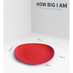 Best reviews of ⌛ Sweese Red Curved Porcelain Plates ⭐ -Outlet Serve Gleam Store 6f4b2e88ac4ef86f27cb8c66233ab010