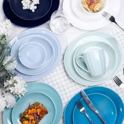 Deals ✨ Sweese Blue Assorted Curved Porcelain Plates 🔔 -Outlet Serve Gleam Store 71E vLzvXrL. AC SL1500 eb068fc8 921a 4e30 a71d 021895a78241