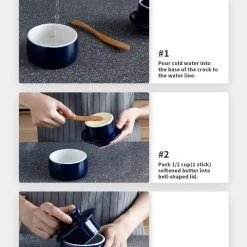 Best reviews of ❤️ Sweese 4 Ounce Butter Crock with Water Line 🎉 -Outlet Serve Gleam Store 71xKjms 4zL. AC SL1500 982cb9ed 590b 4675 9d66 4138bf1c25fc