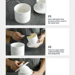 Deals 🌟 New Porcelain Sweese Butter Crock ❤️ -Outlet Serve Gleam Store 71z8oyOVGKL. AC SL1500 0f5b5832 5b0d 43c1 8ddc b8ec0bd7146f