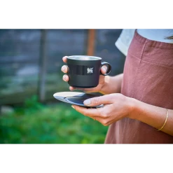 New 💯 Stanley The DayBreak Cappuccino Cup & Stillness Saucer | 6.5 OZ 🥰 -Outlet Serve Gleam Store B2B Web PNG 30 Stanley 1684 v1 Edit