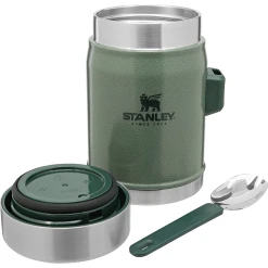 New ✔️ Stanley Classic Legendary Food Jar + Spork | 14 OZ ❤️ -Outlet Serve Gleam Store B2B Web PNG Classic Legendary Food Jar Spork 14oz Hammertone Green d8a54955 7d32 4354 9142 e59422548a86