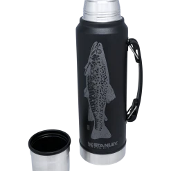Cheap ✨ Stanley Heritage Classic Bottle | Brook Trout | 1.1 QT ❤️ -Outlet Serve Gleam Store B2B Web PNG Classic Vacuum Bottle 1 1QT Peter Perch Black Exploded1