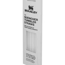 New ✨ Stanley Adventure Quencher Travel Tumbler Straws | 14 OZ to 20 OZ | 4-Pack 😉 -Outlet Serve Gleam Store B2B Web PNG QuencherStrawsPackaging 14 20oz Side
