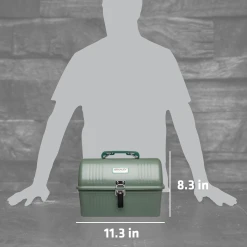 Promo 🔥 Stanley Classic Lunch Box | 5.5 QT 😍 -Outlet Serve Gleam Store B2B Web PNG STAN 5 5QT CLASSIC LUNCH BOX H GREEN PT04