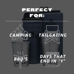 Budget 💯 Stanley Adventure Pre-Party Shot Glass + Flask Set ⭐ -Outlet Serve Gleam Store B2B Web PNG STAN ADV GIFT BOX SHOT GL ST FLASK HammertoneLake PT02