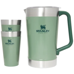 Best Pirce ✔️ Stanley Classic Stay Chill Beer Pitcher Set ✨ -Outlet Serve Gleam Store B2B Web PNG Stanley HammertoneGreen PitcherSets DSC 3575