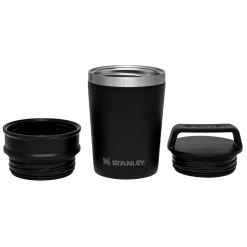 Hot Sale ❤️ Stanley Adventure Shortstack Travel Mug | 8 OZ ✔️ -Outlet Serve Gleam Store B2B Web PNG The Adventure Shortstack Travel Mug 8oz Matte Black 56f953d8 5ba9 4e9c b621 858257c0f46f