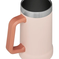 Wholesale 🧨 Stanley Adventure Big Grip Beer Stein | 24 OZ 💯 -Outlet Serve Gleam Store B2B Web PNG The Big Grip Beer Stein 24OZ Limestone Hero Back