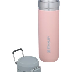 Hot Sale ⌛ Stanley 1913 The Quick Flip Go Bottle | 24 OZ ✔️ 14 Hot Sale ⌛ Stanley 1913 The Quick Flip Go Bottle | 24 OZ ✔️ -Outlet Serve Gleam Store B2B Web PNG The GO Quick Flip Water Bottle Blush 24oz Exploded