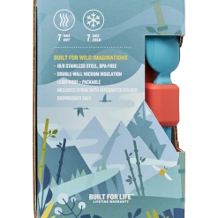 Outlet 🔥 Stanley The Wild Imagination Food Jar + Spork | 14 OZ ✔️ -Outlet Serve Gleam Store B2B Web PNG The Heritage Vacuum Food Jar 14oz Packaging 5 Left Side