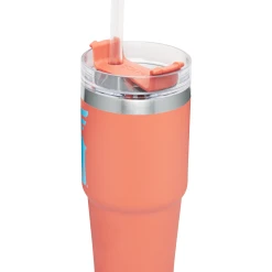 Outlet Serve Gleam Store -Outlet Serve Gleam Store B2B Web PNG The Quencher Travel Tumbler 14oz Grapefruit Hero Back
