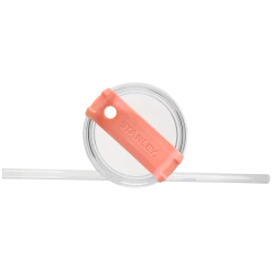 Deals 🛒 Stanley The Wild Imagination Quencher Travel Tumbler | 14 OZ ⭐ -Outlet Serve Gleam Store B2B Web PNG The Quencher Travel Tumbler 14oz Grapefruit Lid Detail