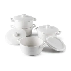 Best deal ๐งจ Sweese Round Mini Casserole Dish with Lid โ