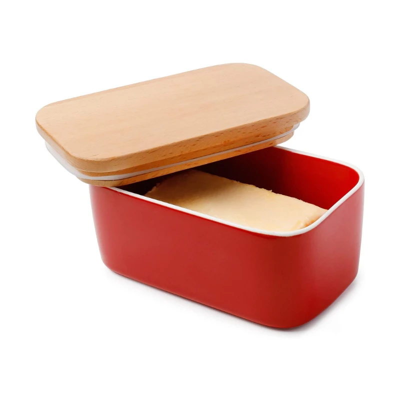 Wholesale ✔️ Sweese Airtight Butter Dish with Beechwood Lid ⌛ 6 Wholesale ✔️ Sweese Airtight Butter Dish with Beechwood Lid ⌛ - Image 6