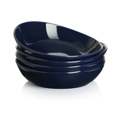 New 😉 Sweese Curved Ceramic Pasta Bowls 🔥 -Outlet Serve Gleam Store CeramiccurvedpastaBowls 3