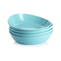 New 😉 Sweese Curved Ceramic Pasta Bowls 🔥 -Outlet Serve Gleam Store CeramiccurvedpastaBowls 4