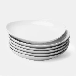 Deals โ Sweese White Curved Porcelain Plates โญ