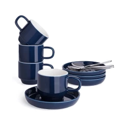 Brand new ✔️ Sweese Espresso Cups with Saucers and Spoons ✔️ -Outlet Serve Gleam Store EspressoCupswithsaucers 1 4e22194a 8551 4b69 9332 2440103dd562