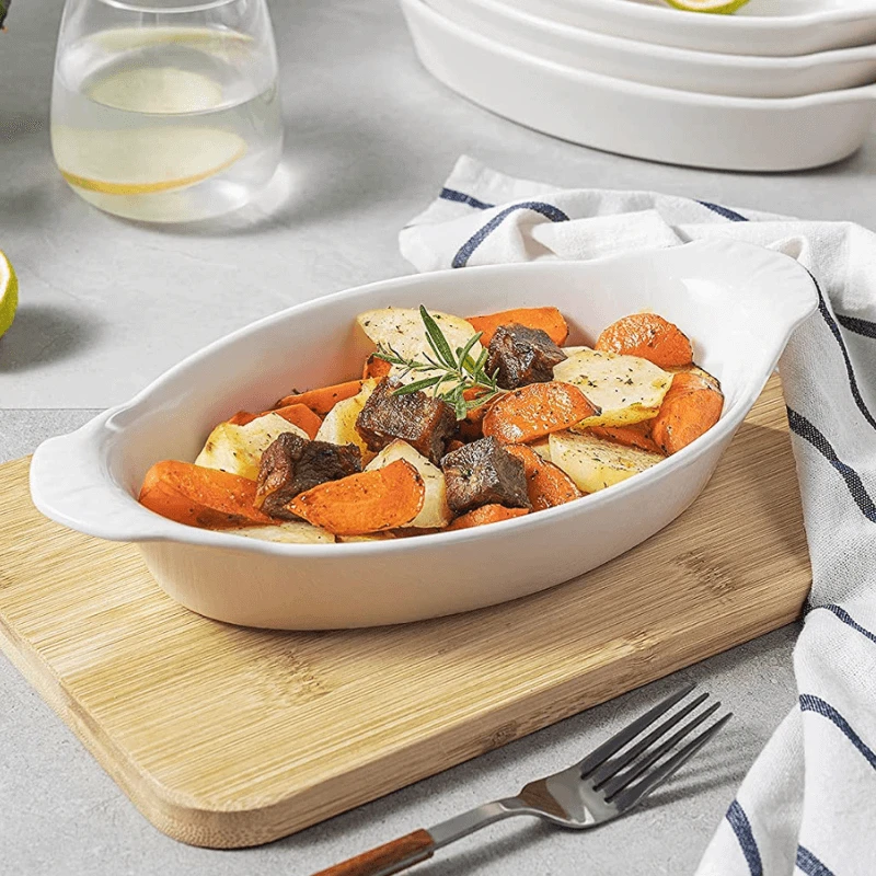 Buy ✔️ Sweese Porcelain Oval Au Gratin Pans 🥰 2 Buy ✔️ Sweese Porcelain Oval Au Gratin Pans 🥰 - Image 2
