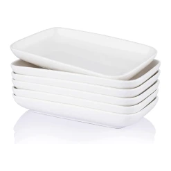 Best Sale 🔔 Sweese Rectangular Salad Plates, Set of 6 👏