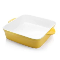 Best reviews of 🔥 Sweese Color Square Baking Dish with Double Handle ✨ -Outlet Serve Gleam Store SquareBaker 8Inch DoubleHandle Yellow