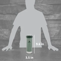 Hot Sale ⭐ Stanley Classic Travel Mug French Press | 16 OZ 🎉 -Outlet Serve Gleam Store Web LIfestyle STAN16OZCLASSICTRAVELFRENCHPRESSH.GREEN