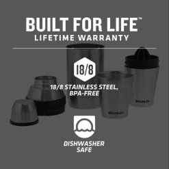 Best Sale 😍 Stanley Adventure Happy Hour Cocktail Shaker Set 🔥 -Outlet Serve Gleam Store Web LIfestyle STANADV20OZSSSHAKERSSHAPPYHR 1