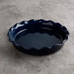 Discount 🔥 Sweese Ruffled Ceramic Pie Pan ⌛ -Outlet Serve Gleam Store bluepiedish 4 879cb69d 1580 42ca bd3e 4507bcc8e7cf
