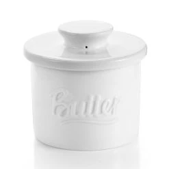 Deals 🌟 New Porcelain Sweese Butter Crock ❤️ -Outlet Serve Gleam Store buttercrockwhite
