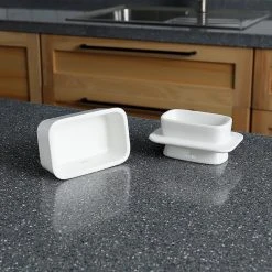 Coupon โ Sweese White French Butter Keeper Crock ๐งจ 9 Coupon โ Sweese White French Butter Keeper Crock ๐งจ -Outlet Serve Gleam Store butterkeeperwithlid 3