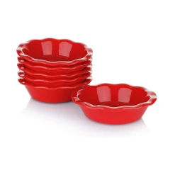 Outlet ✨ Sweese Ceramic Ruffled Mini Pie Pans ⭐ -Outlet Serve Gleam Store ceramicminipiepans 3