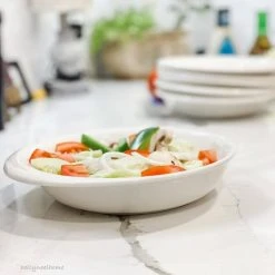 Cheapest 🤩 Sweese Crescent Porcelain Cereal Bowls 🎁 -Outlet Serve Gleam Store cerealbowls 2