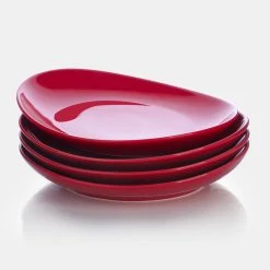 Outlet Serve Gleam Store 24 Best reviews of β Sweese Red Curved Porcelain Plates β