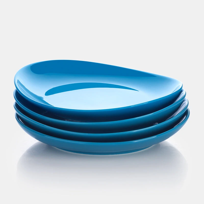 Brand new ๐ Sweese Steel Blue Curved Porcelain Plates โค๏ธ 1 Brand new ๐ Sweese Steel Blue Curved Porcelain Plates โค๏ธ