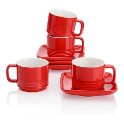 Coupon ✨ Sweese Square Porcelain Espresso Cups with Saucers 🎉 -Outlet Serve Gleam Store espressocups 2 81d79138 40c8 4f00 82af 688887ec3f45