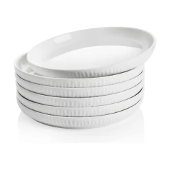 Outlet Serve Gleam Store 20 Discount β Sweese Ceramic Fluted Plates π€©